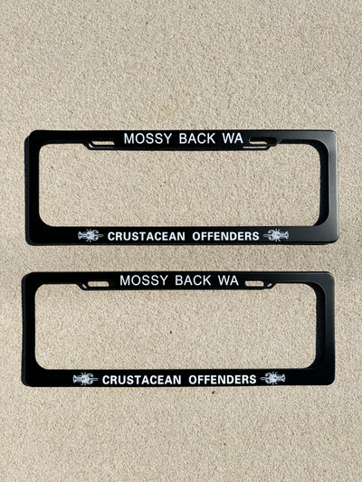 Mossy Back Number Plate Covers