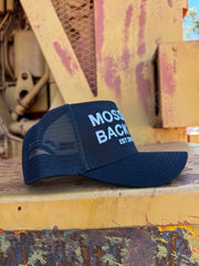 Mossy Black Trucker