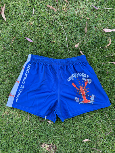 Footy/Rugby Shorts with zip pockets - Navy Blue