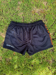 Footy/Rugby Shorts With Zip Pockets - Gods Country